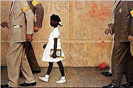 Ruby Bridges' first day at a all-white ........