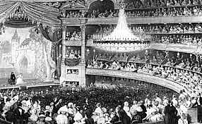 Einführung der Gasbeleuchtung im Theater