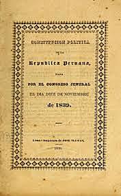 LA CONSTITUCIÓN DE 1839