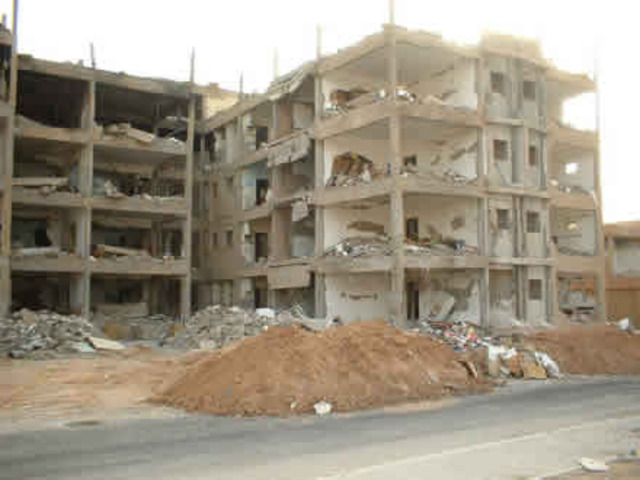 Housing Compound Attacked