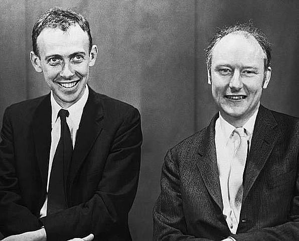 James Watson y Francis Crick