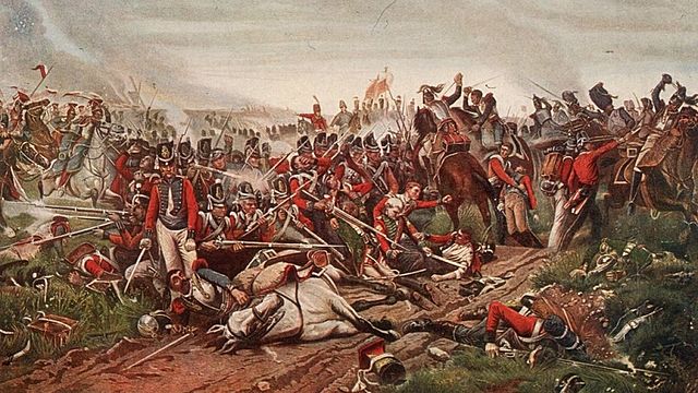 La batalla de Waterloo