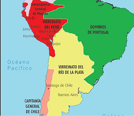 Capitanías e Intendencias