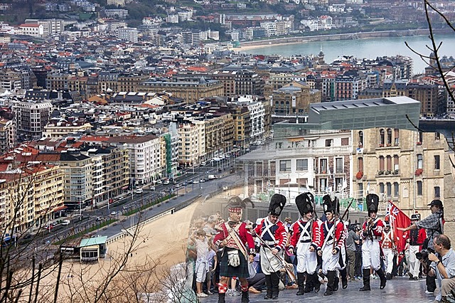San Sebastian fue arrasada