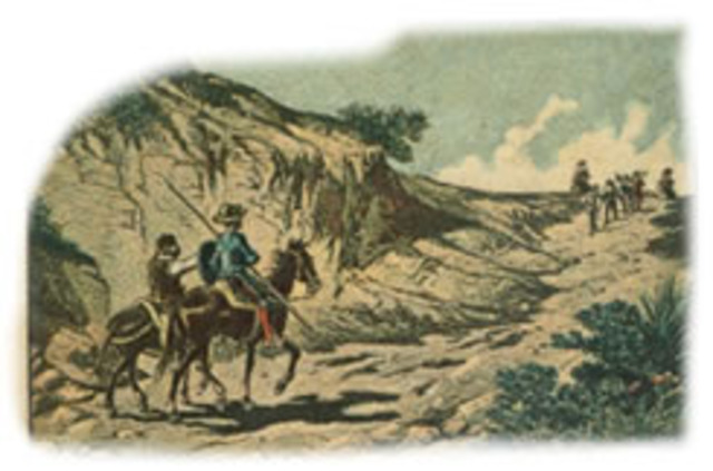 Don Quijote libera unos maleantes