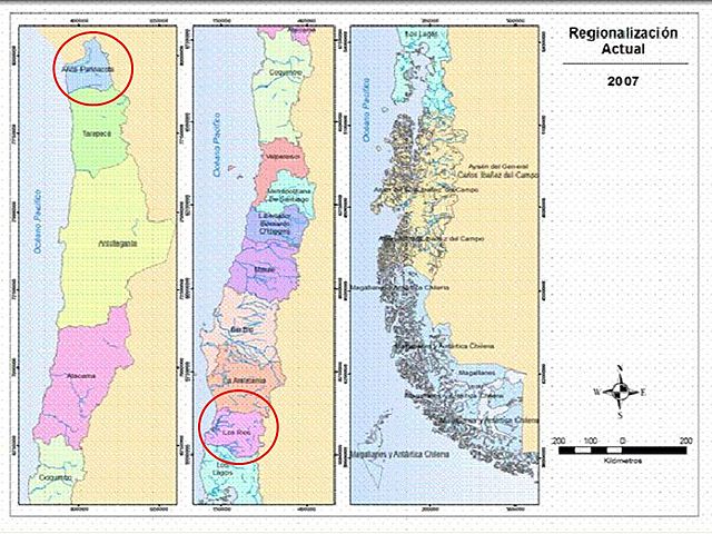 Creación de nuevas regiones