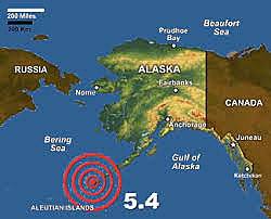Aleutians Earthquake in the Hawaiian Island and Alaska