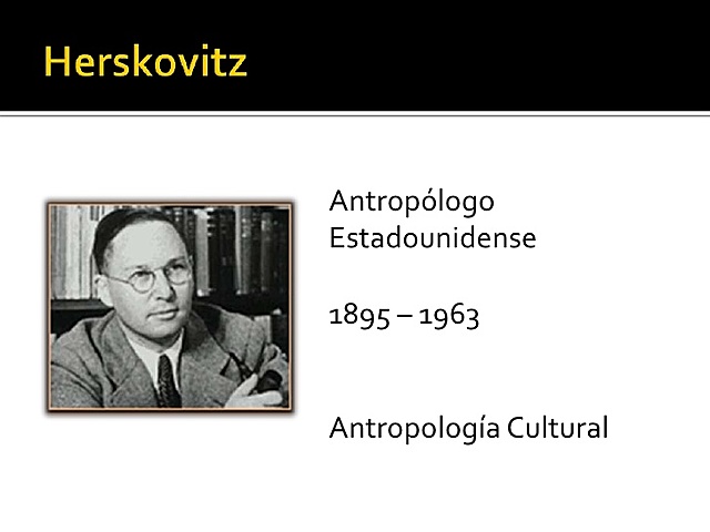 Herskovits. Formalista.