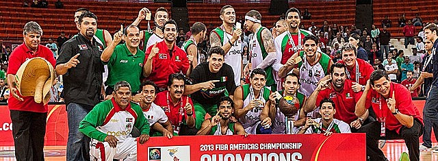 TRIUNFO EN EL CAMPEONATO DE ÁMERICA DE LA SELECCIÓN MEXICANA DE BALONCESTO