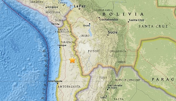 Anexión provincias de Tarapacá y Antofagasta.