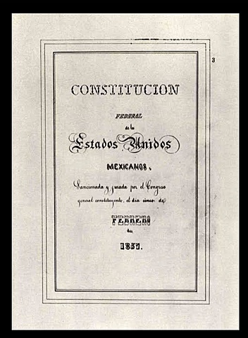 1857 Segunda Constitución Mexicana