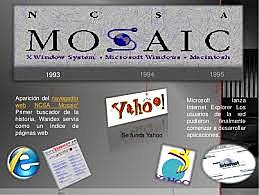 Aparición del navegador web NCSA Mosaic​.