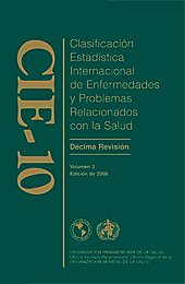 CIE 10 se establecen tres volúmenes