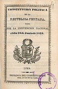 Constitución Política de la República Peruana de 1834.