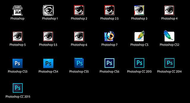 Conoce las versiones de Photoshop en sus 30 años