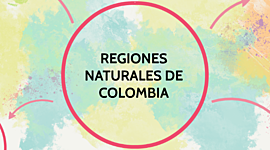 Timeline: la evolución  de las regiones naturales en Colombia