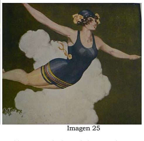 Las imágenes representan atribuciones a la belleza del cuerpo y su vinculación con la naturaleza