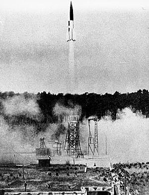 Launch of the first V2 rocket by Germany