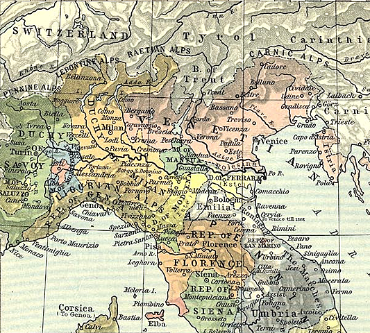 L'arrivo di CarloVIII in Italia