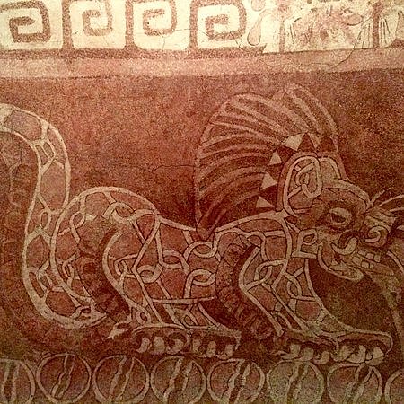 Teotihuacán y la pintura mural como medio de comunicación de subsistema social.