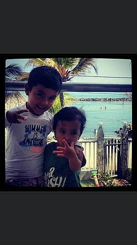 Mis sobrinos conocen el Mar