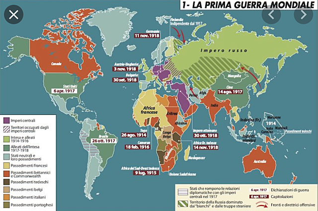 La fine della centralità europea