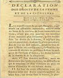 Declaracio dels drets de les dones i la ciutadana