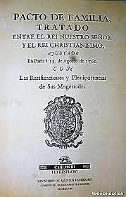 Tercer Pacto de Familia y derrota en la guerra de los Siete Años.