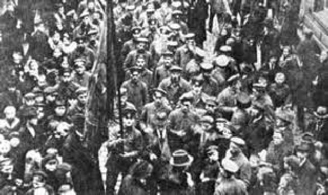 Revolt of Factory workers begins