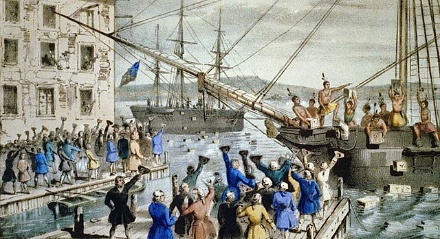 Cause 8: Boston tea party (1773)