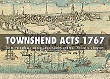 3. Townshend Acts of 1767