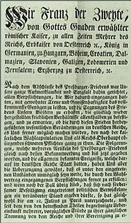 Abolished Holy Roman Empire