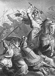 Mayordomo Carlos Martel adquiere influencia (año 732 d.c.)