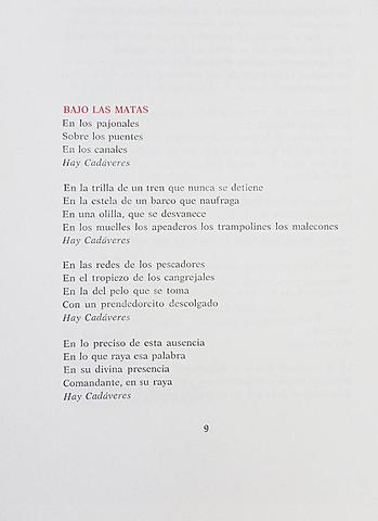 Cadáveres (Néstor Perlongher)