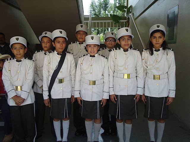 Yo el ultimo día como escolta en la escuela