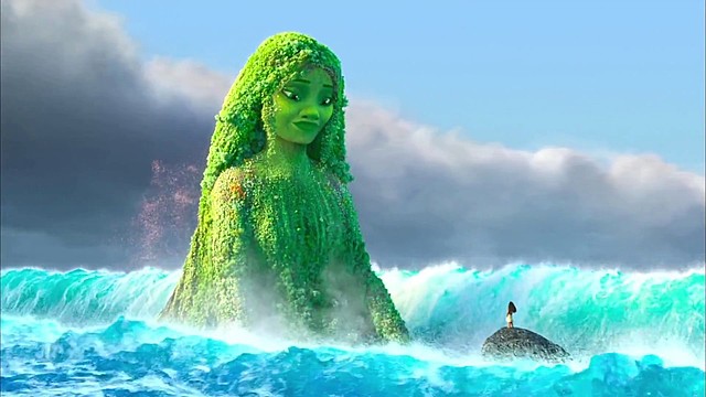 Moana restores the heart of Te Fiti