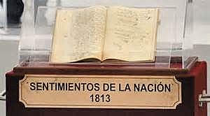 1813 Sentimientos de la Nación