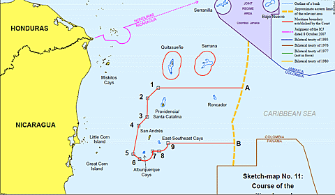 REGIÓN INSULAR  Colombia conserva los cayos, pero pierde mar