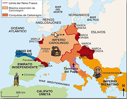 (Siglo VIII) Organización del Imperio