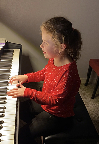 The  (age 13) identifies herself as a musical artist.