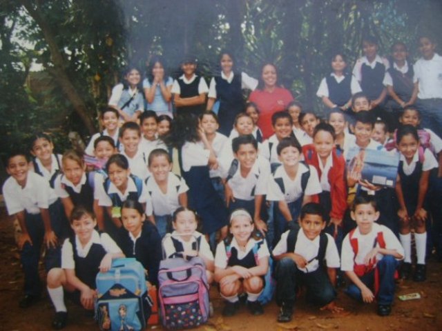 Estudiantes en su ultimo año de primaria