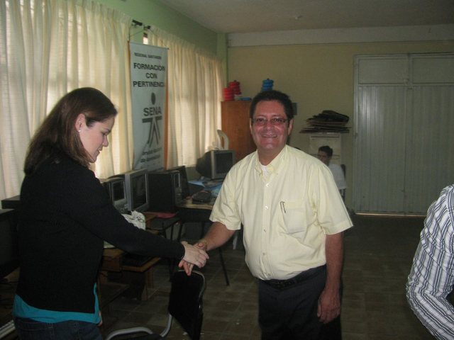 Visita de las coordinadoras de la UNAB