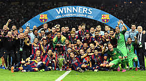 Barça win the champions