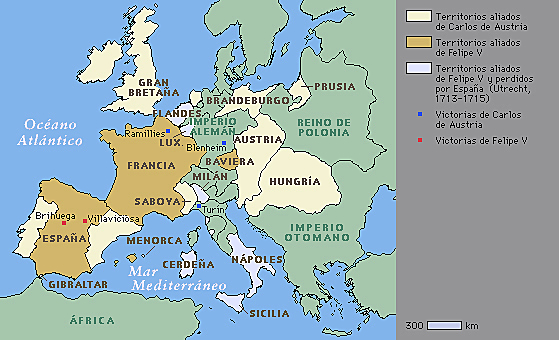 Austria renuncia a sus aspiraciones territoriales en España