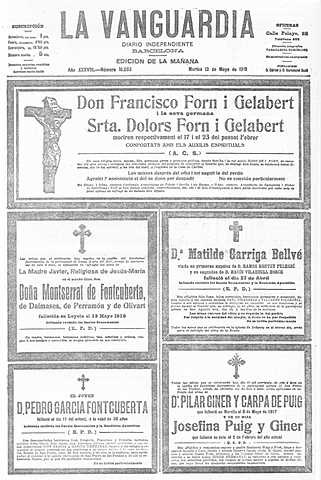 Nacimiento madre de mi abuela Concha