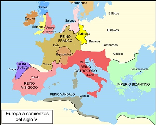 Los germanos después de la caída del imperio romano