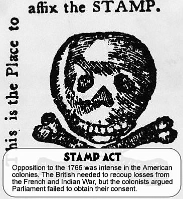 The stamp act