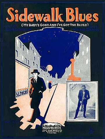 La grabación del “Sidewalk Blues”