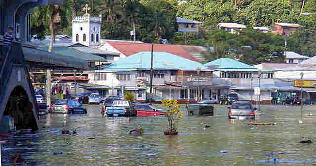 Samoa Tsunami, South Pacific