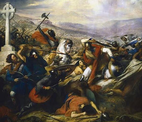 Charles Martel y la batalla de Tours o de Poitiers